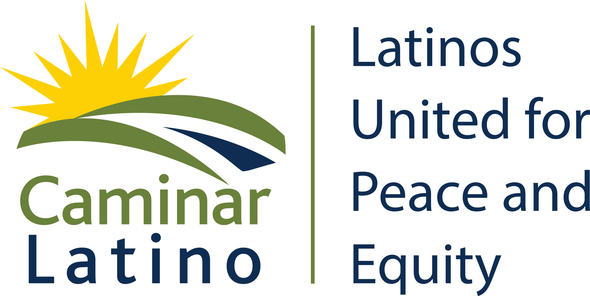 Caminar Latino/Lations United for Peace and Equity logo
